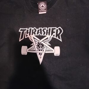 Thrasher Classic Black Tee